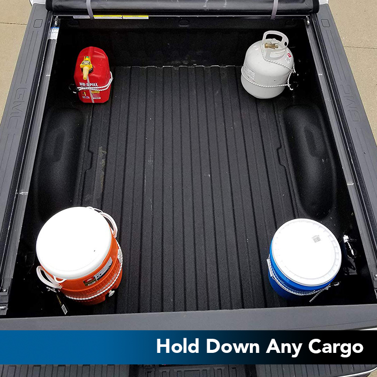 Gas Can Holder For Truck Bed CargoPost Secure Your Cargo with Multiple Tie Down Anchors